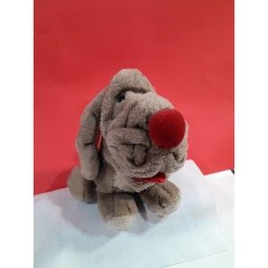 Vintage Wrinkles Dog Plush Toy, 1980s ,Korea 9”